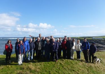 Heritage Training field trip around Easkey October 2014  - delivered by Woodrow 