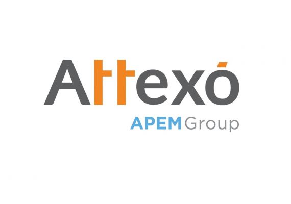 Attexo logo white bg