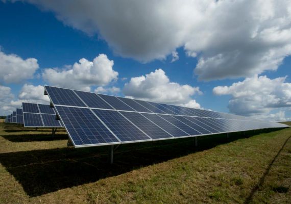 Ground mounted solar farm denmark